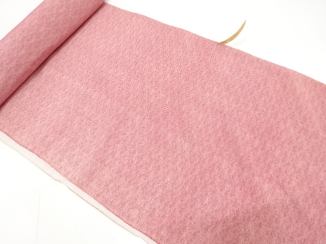 アンティーク　青海波模様　着尺反物